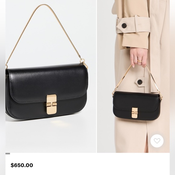 A.P.C. Handbags - A.P.C Grace chain clutch